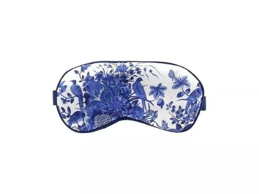 Slaapmasker ( delft blauw)