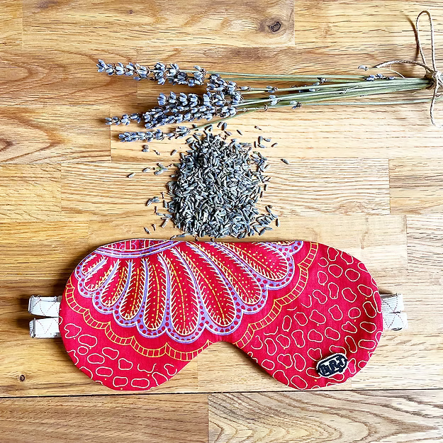 Slaapmasker met opbergzakje
