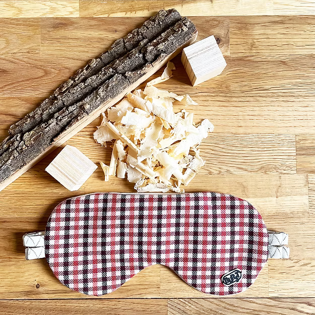 Slaapmasker met opbergzakje