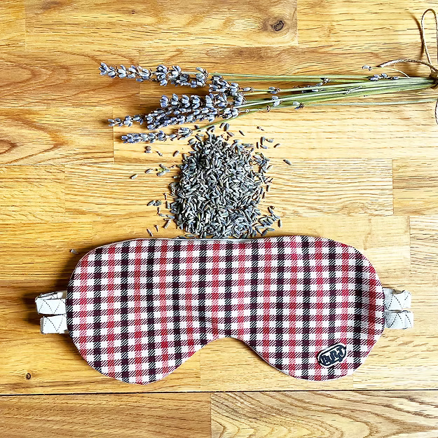 Slaapmasker met opbergzakje