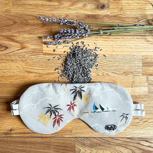 Slaapmasker met opbergzakje