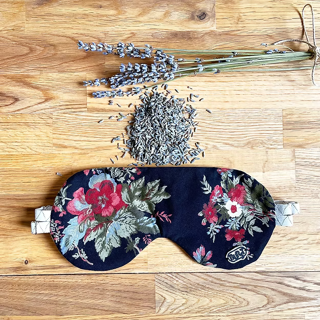 Slaapmasker met opbergzakje