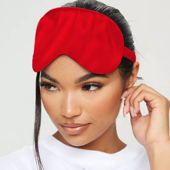 Satijnen slaapmaskers met een strak design