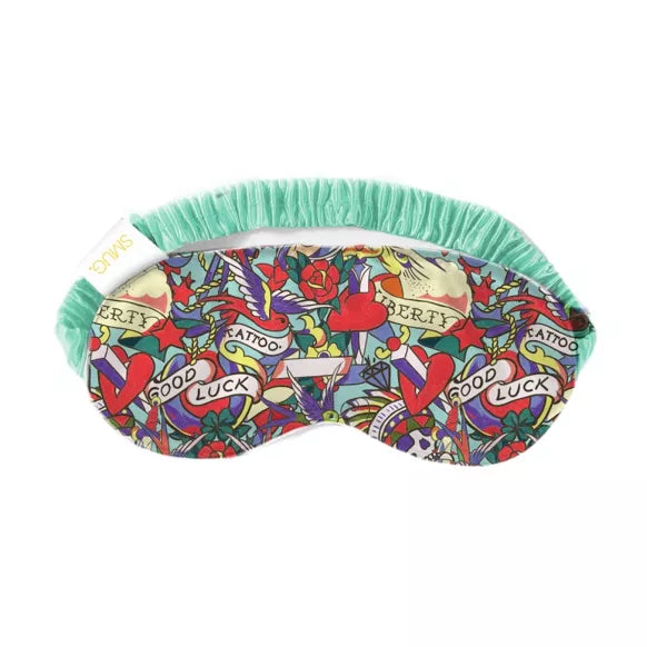 satijnen slaapmaskers met bedrukking