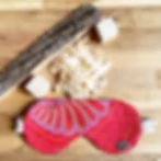 Slaapmasker met opbergzakje